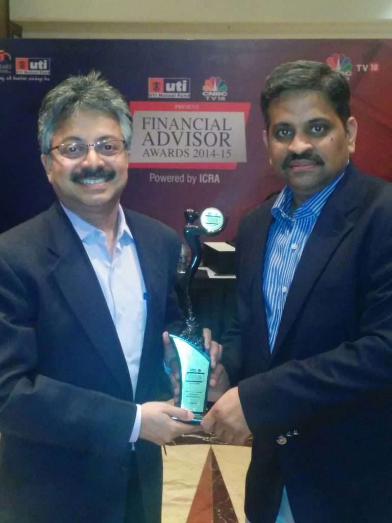 Winner – ‘CNBC-TV18 – UTI National Online Advisory Service Award’ for the Second Time in a Row!