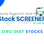 Stock Screener | Zero Debt Stocks – Equity Research Desk